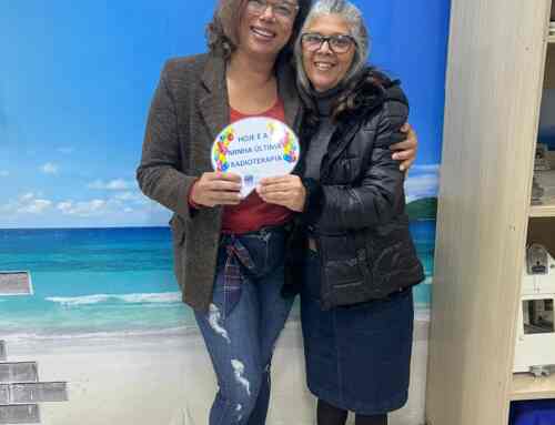 Término de radioterapia Cinthia Maria Vasconcelos dos Santos