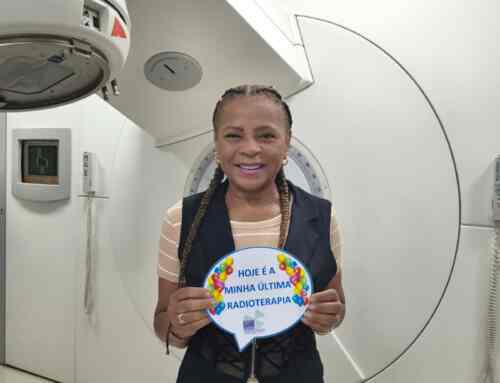Término de radioterapia Ana Regina do Nascimento