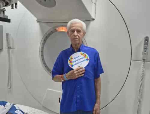 Término de radioterapia Expedito Tobias Mendes