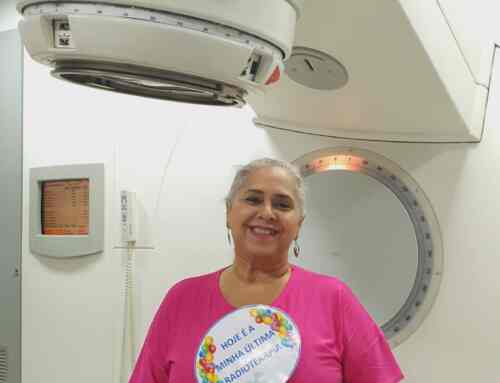 Término de radioterapia Cleide Alves Mota