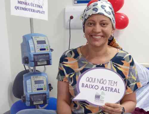 Término de quimioterapia Elaine Auta Machado